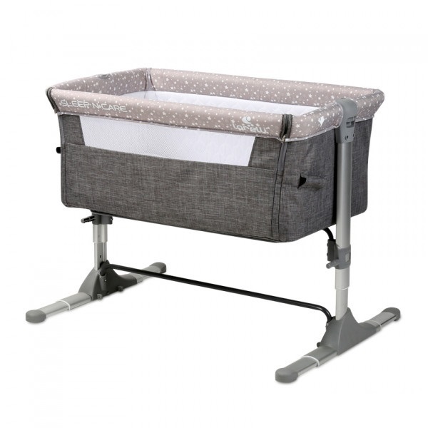 Ліжечко Lorelli SLEEP'N'CARE (grey elephant) Ліжечко Lorelli SLEEP'N'CARE (grey elephant)